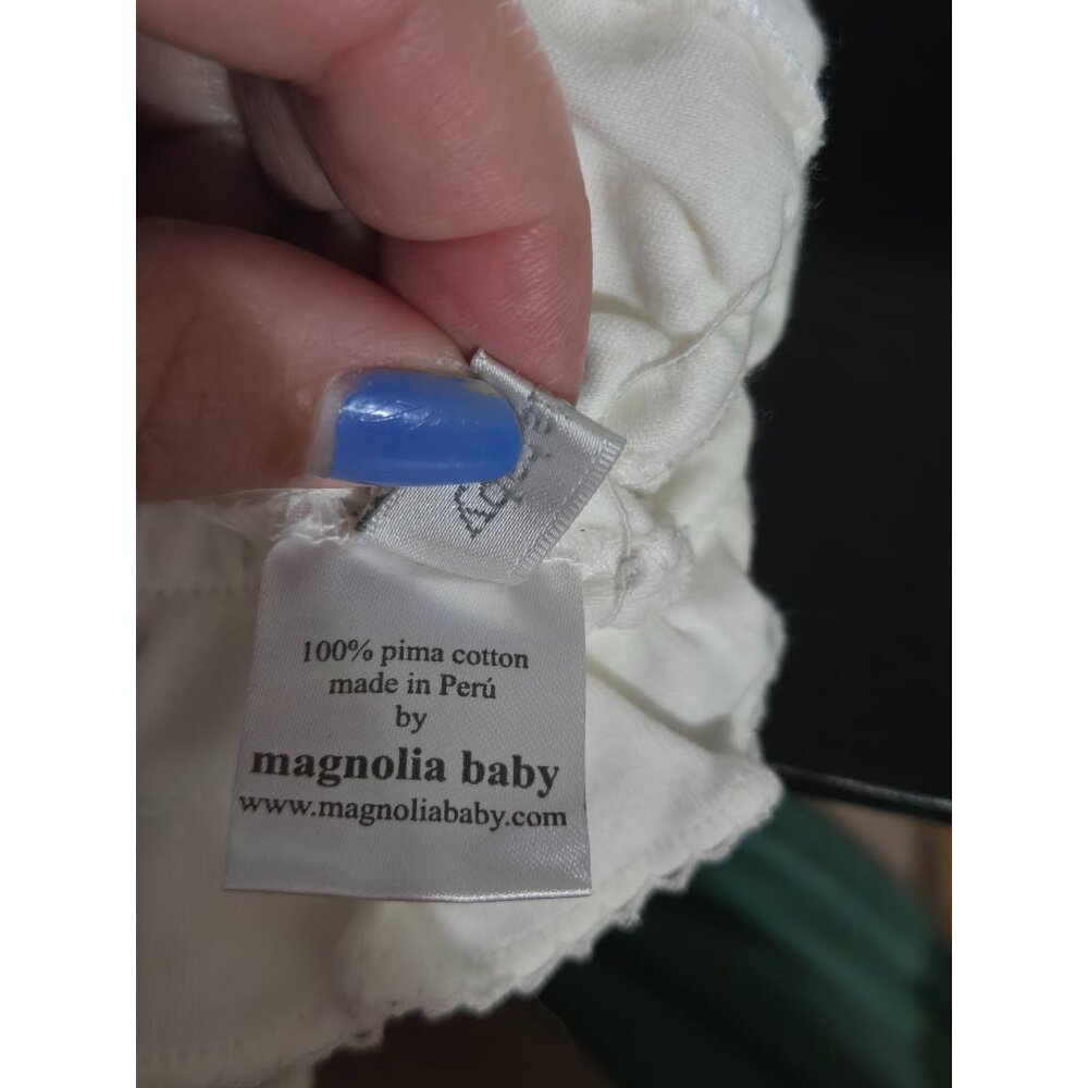 NWT Magnolia Baby White Ruffle Diaper Cover Bloomers Size‎ 3 Months Neutral - Picture 8 of 11